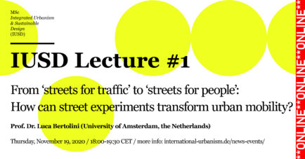 IUSD Lecture #1 / Prof. Dr. Luca Bertolini, University of Amsterdam