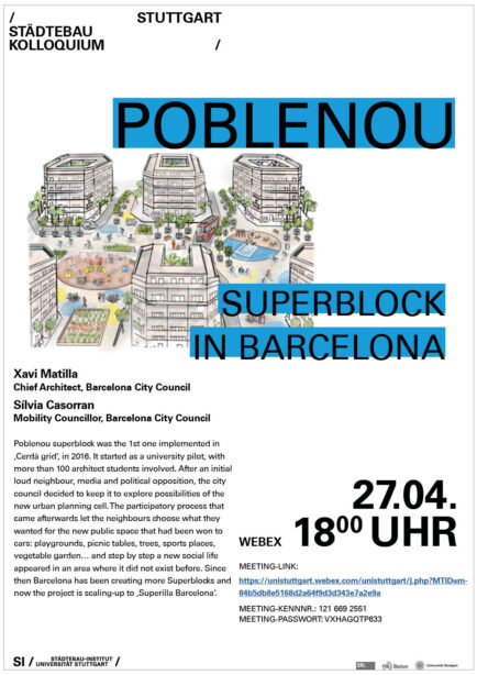 STÄDTEBAU KOLLOQUIUM ON BARCELONA SUPERBLOCK