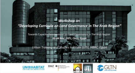 Shaharin Annisa contributes to ‘Developing Curricula on Land Governance in The Arab Region’