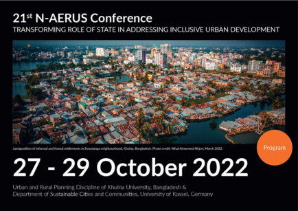 Chair of International Urbanism at N-AERUS Conference 2022
