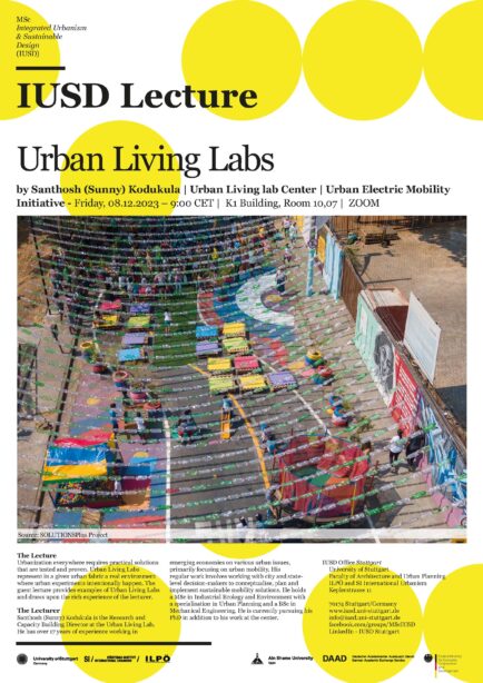 Public lecture: Urban Living Labs